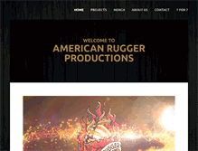 Tablet Screenshot of americanrugger.com